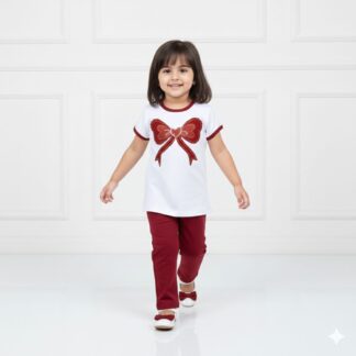 Lightweight 100% Cotton Full Pant & T-Shirt for Kids