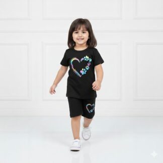 Soft Touch 100% Cotton Kids Pant & T-Shirt Set