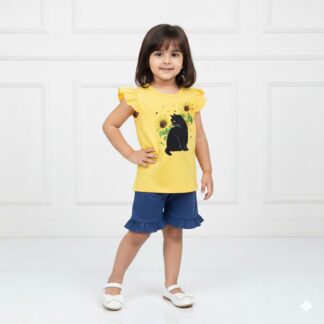 Pure Cotton Comfort Pant & T-Shirt Combo for Kids
