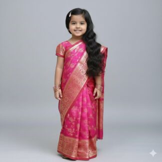 Timeless Banarasi Saree for Your Little Princess